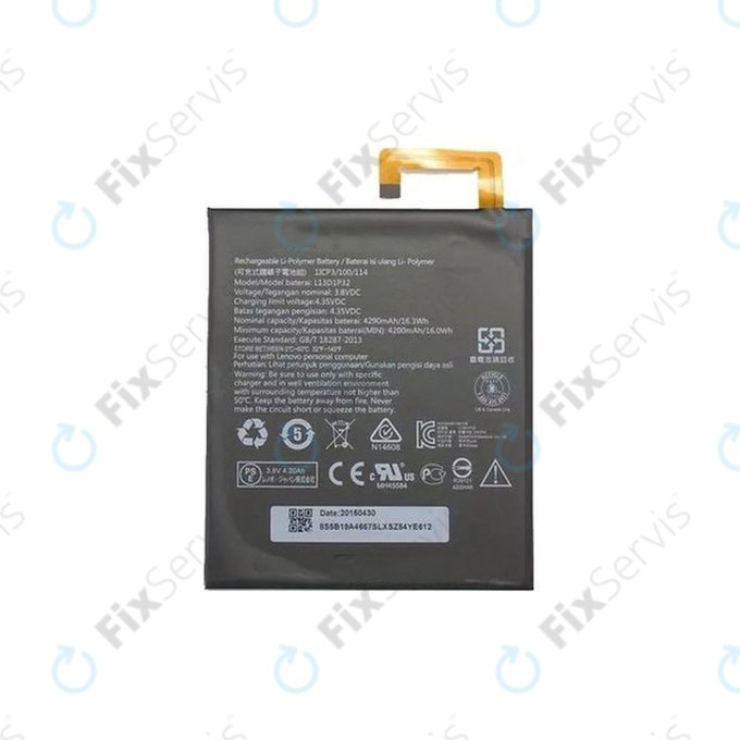 Lenovo Tab 2 A8-50, S8-50 - Batéria L13D1P32 4290mAh