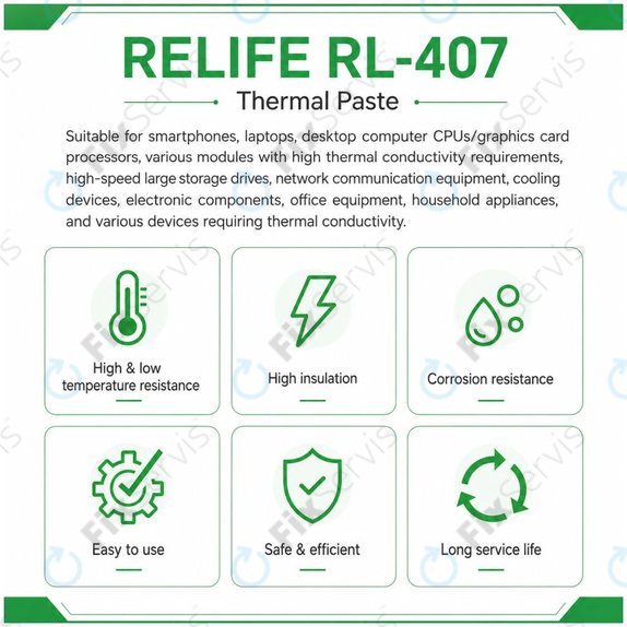 Silikónová teplovodivá pasta Relife RL-407, 6 W/mK, 20g, ružová
