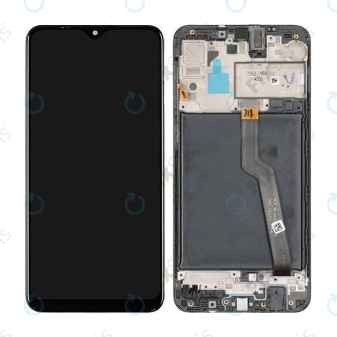 Samsung Galaxy A10 A105F, M10 M105F - LCD Displej + Dotykové Sklo + Rám (Black) - GH82-20227A, GH82-20322A Genuine Service Pack