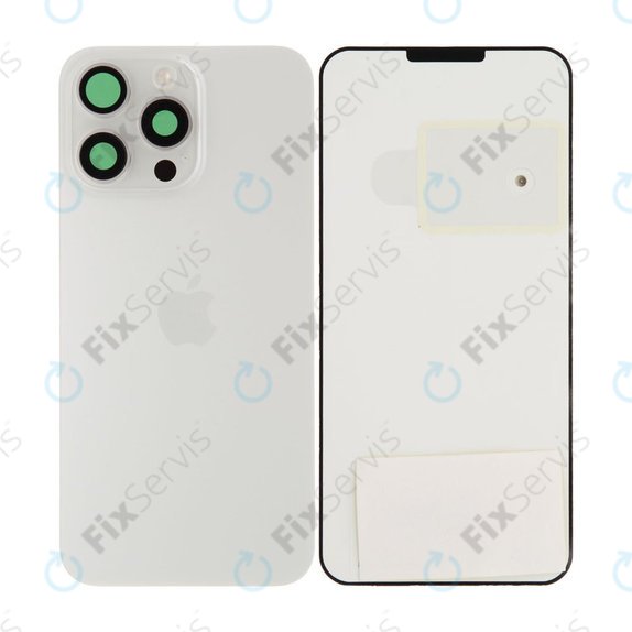 Sklo Zadného Housingu pre iPhone 15 Pro Max | White Titanium | 661-36908 | Genuine Apple