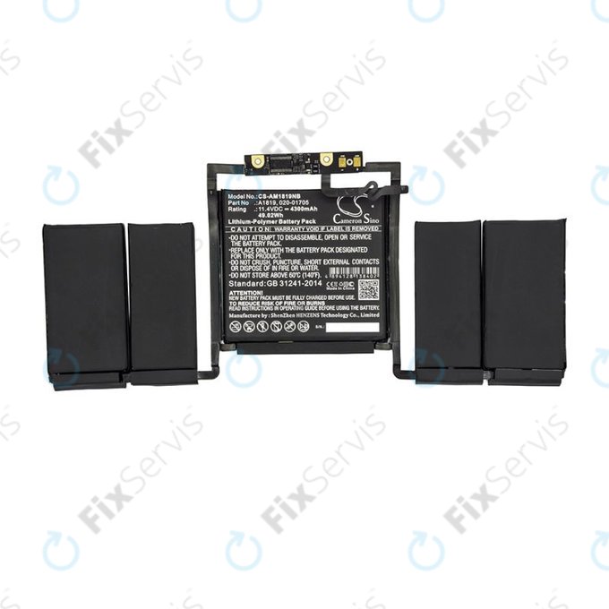 Apple MacBook Pro 13" A1706 (Early 2016 - Late 2017) - Batéria A1819 4300mAh HQ