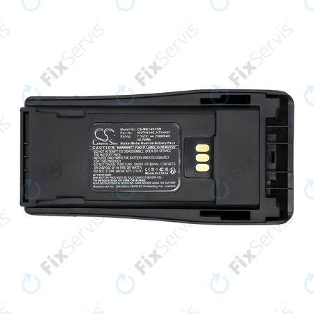 Batéria pre Motorola CP, EP, GP, PM-series, 2500mAh, Ni-MH, 7.5V, PMNN4081, HQ