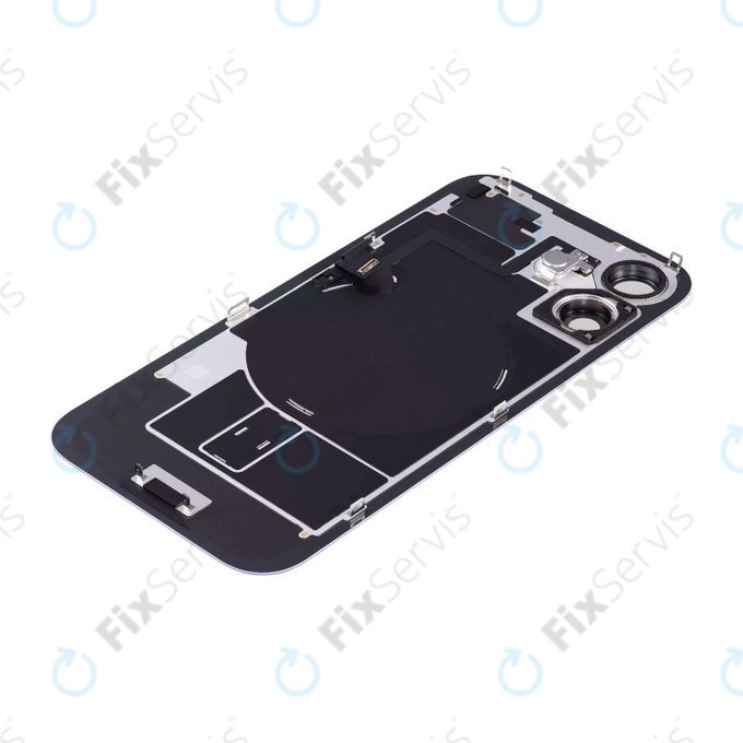 Apple iPhone 16 Plus - Sklo Zadného Housingu + Sklíčko Kamery + Kovový Pliešok + Magsafe Magnet (Ultramarine)