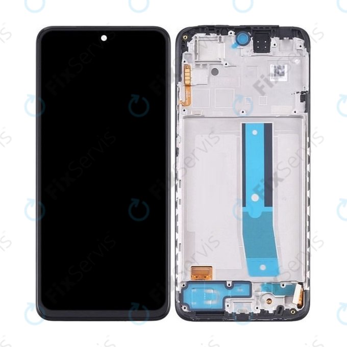 Xiaomi Redmi Note 11S 2201117SG 2201117SI - LCD Displej + Dotykové Sklo + Rám (Black) OLED