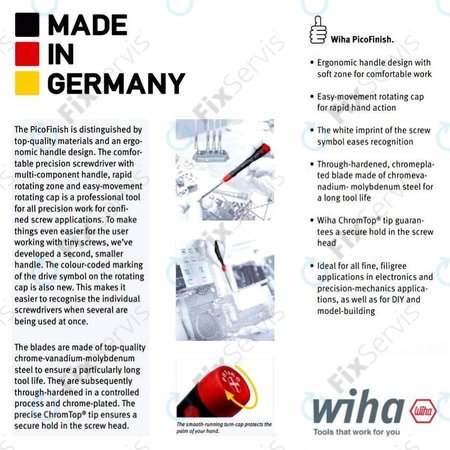 Wiha PicoFinish® 267P - Presný Skrutkovač - Torx T4