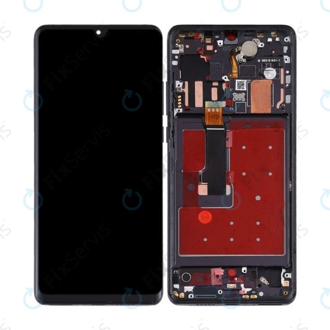 Huawei P30 Pro, P30 Pro 2020 - LCD Displej + Dotykové Sklo + Rám (Black) OLED