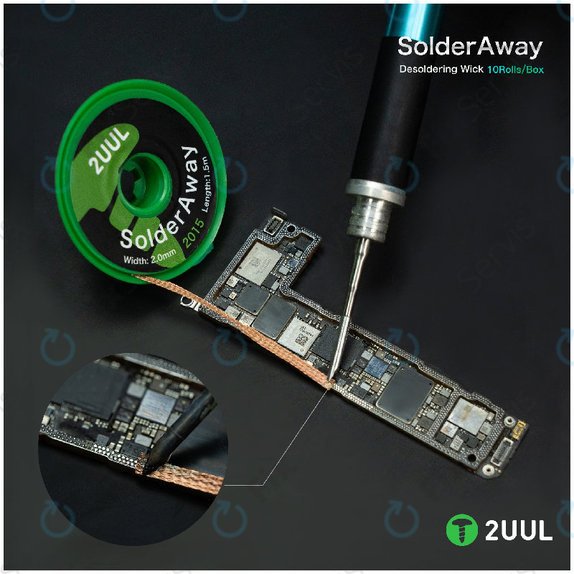 Odsávací knôt Solder Vampire, 2UUL DW11, 10ks/box