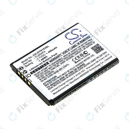 Batéria pre Alcatel OneTouch 1013, 1035D, 1046D, 400mAh, Li-Ion, 3.7V, TLi004FA, HQ