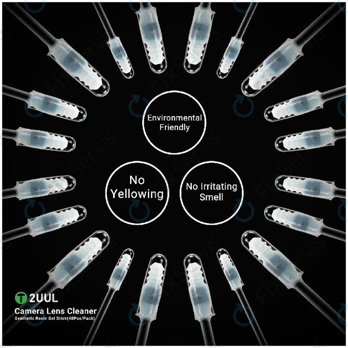 Čistiace gélové tyčinky na šošovky kamier, 2UUL CL21, 48ks/balenie