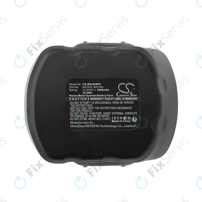 Bosch 12V - Batéria BAT043, BAT045 3000mAh