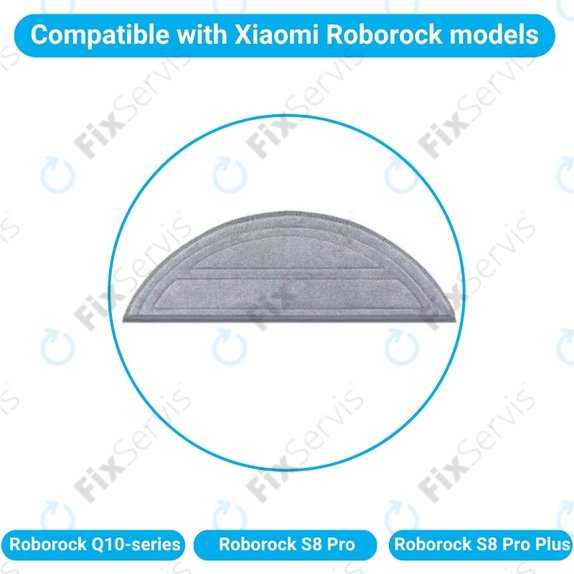 Mopovacia utierka, 2 ks pre Xiaomi Roborock Q10-series, S8 Pro, S8 Pro Plus