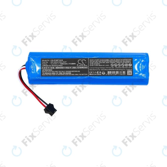 Xiaomi Roidmi EVE Plus, Viomi, Lydsto, Proscenic, Tefal - Batéria NR18650 M26-4S2P, SUN-INTE-181, H18650CH-4S2P Li-Ion 14.4V 5200mAh HQ