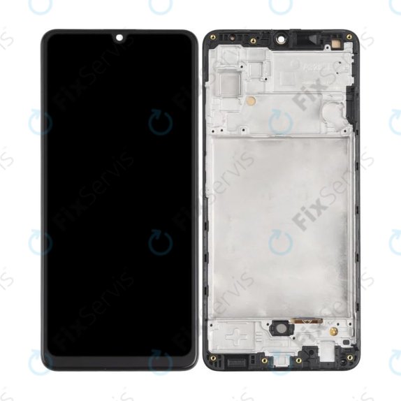 Samsung Galaxy A32 4G A325F - LCD Displej + Dotykové Sklo + Rám (Black) OLED