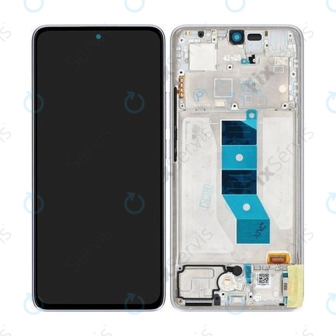 Xiaomi Redmi Note 14 5G 24094RAD4G - LCD Displej + Dotykové Sklo + Rám (Lavender Purple) - 56001900O1700 Genuine Service Pack