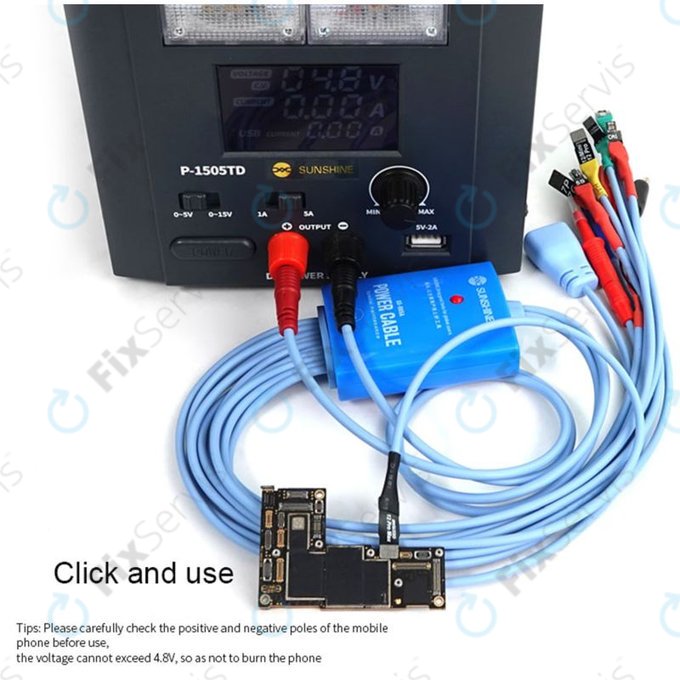 Sunshine SS-905A - Sada Napájacích Kabelov (iPhone 5S - 12 Pro Max, Samsung)