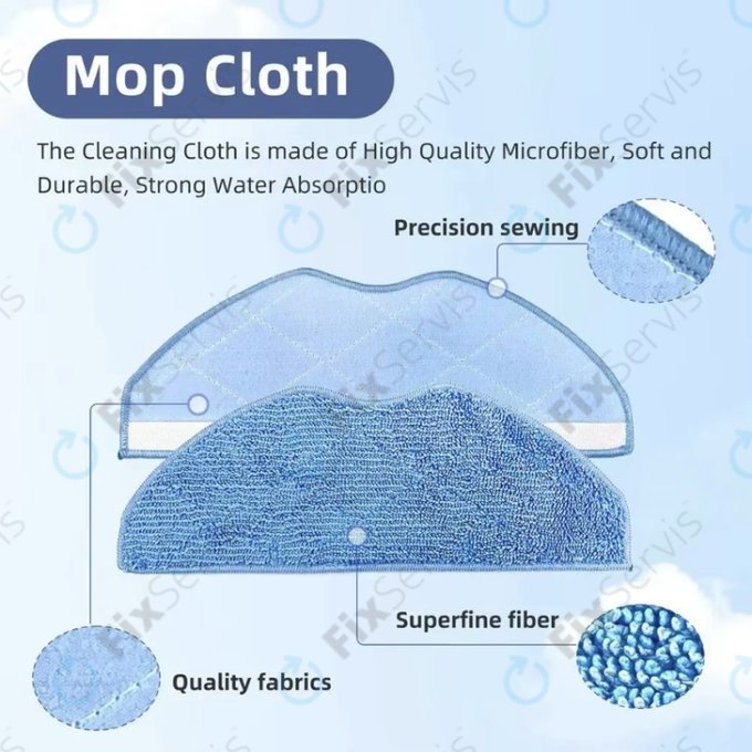 Mopovacia utierka, 2 ks pre Rowenta X-plorer S75s, S75s+