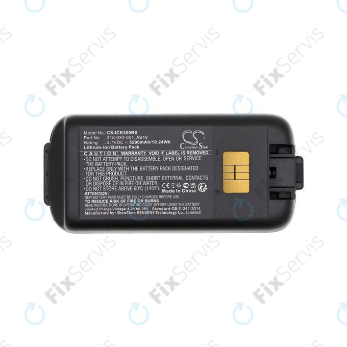 Batéria pre Intermec CK3, CK3A, CK3X, CK3R, CK3C, CK3C1, CK3N, 5200mAh, Li-Ion, 3.7V, 318-034-001, HQ