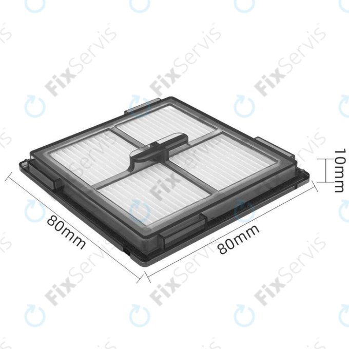 HEPA filter, 2 ks pre Roborock Q10 VF, Q10 VF+, Q10 V, Q10 V+, Q10 S5, Q10 S5+