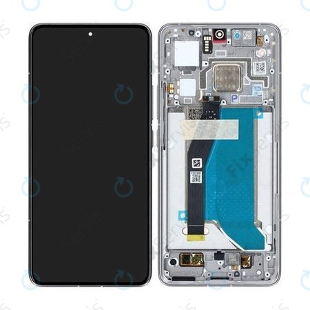 Xiaomi 14T Pro - LCD Displej + Dotykové Sklo + Rám (Titan Gray) - 56001600N1200 Genuine Service Pack