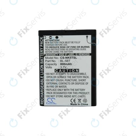 Nokia 2600 Classic - Batéria BL-5BT 800mAh HQ