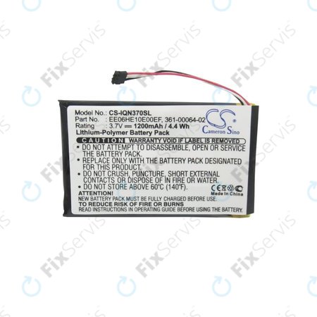 Garmin Nuvi 3700, 3760, 3760T, 3790, 3790T - Batéria 361-00046-02, 361-00064-02, EE06HE10E00EF 1200mAh HQ