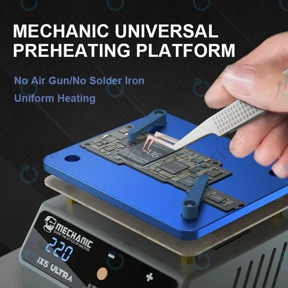 Mechanic IX5 Ultra - Mini ohrievač plošných spojov na demontáž komponentov