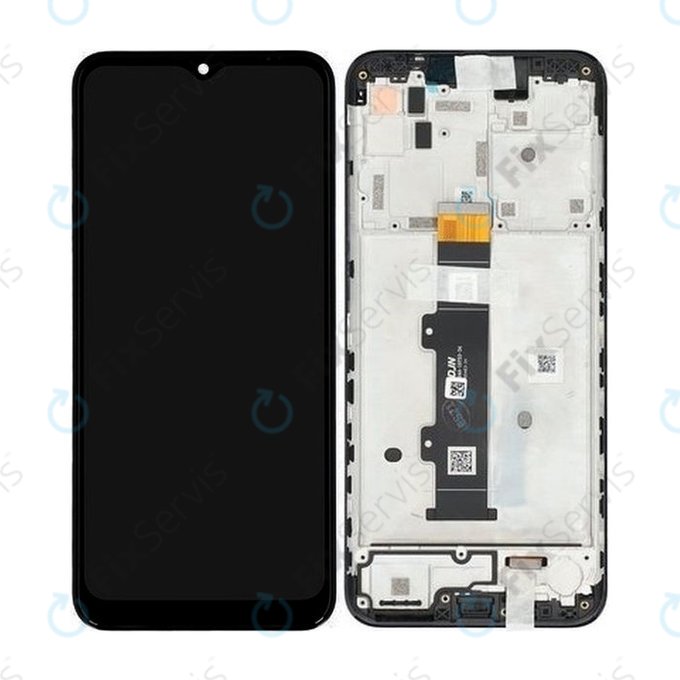 Motorola Moto G30 XT2129 - LCD Displej + Dotykové Sklo + Rám (Phantom Black) - 5D68C18187 Genuine Service Pack