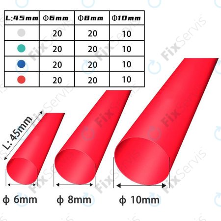 2UUL - Sada Zmršťovacích Bužírok (200ks)
