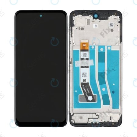 Motorola Moto G54 XT2343 - LCD Displej + Dotykové Sklo + Rám (Black) - 5D68C23304 Genuine Service Pack