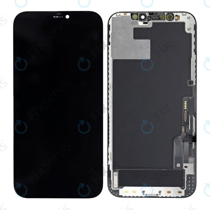 Apple iPhone 12, 12 Pro - LCD Displej + Dotykové Sklo + Rám Hard OLED FixPremium