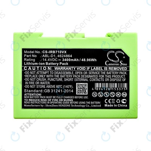 iRobot Roomba e-series, i-series - Batéria ABL-D1, 4624864, ABL-D2 Li-Ion 14.4V 3400mAh HQ