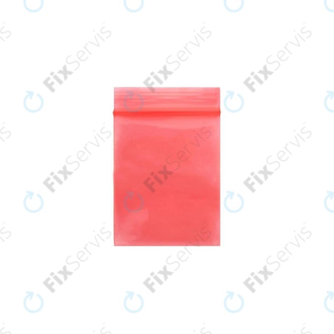 ESD Antistatický Uzatvárateľny Sáčok (Red) - 12x17cm 100ks