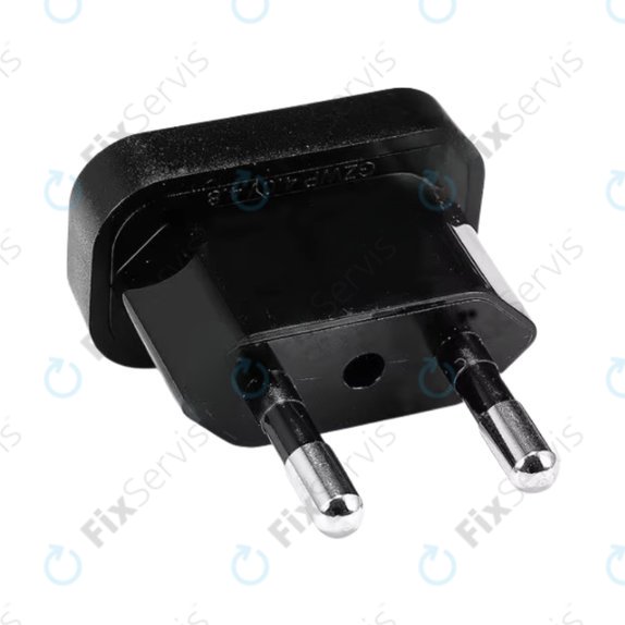 220V Napájací adaptér z US do EU (Čierny)