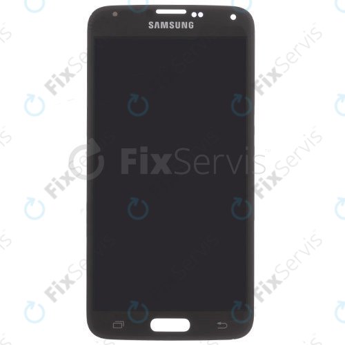 Samsung Galaxy S5 Mini G800F - LCD Displej + Dotykové Sklo (Charcoal Black) - GH97-16147A Genuine Service Pack