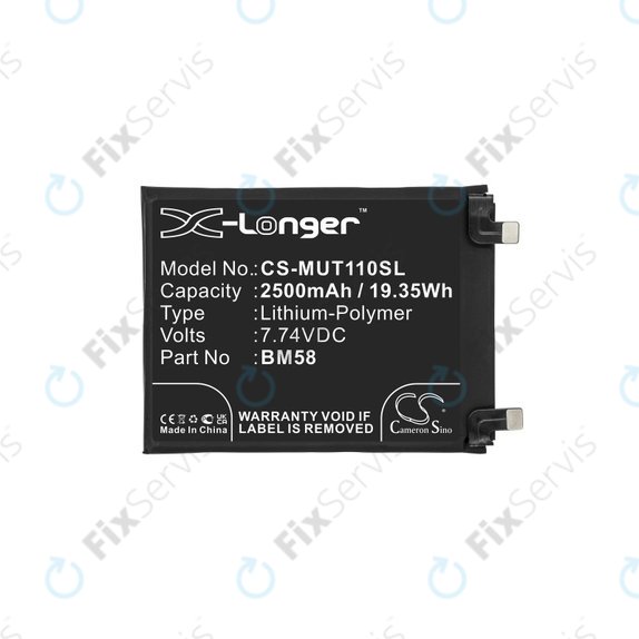 Xiaomi 11T Pro - Batéria BM58 2500mAh HQ