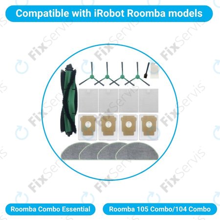 iRobot Roomba Combo Essential, Roomba 105 Combo, 104 Combo - Kompletný set