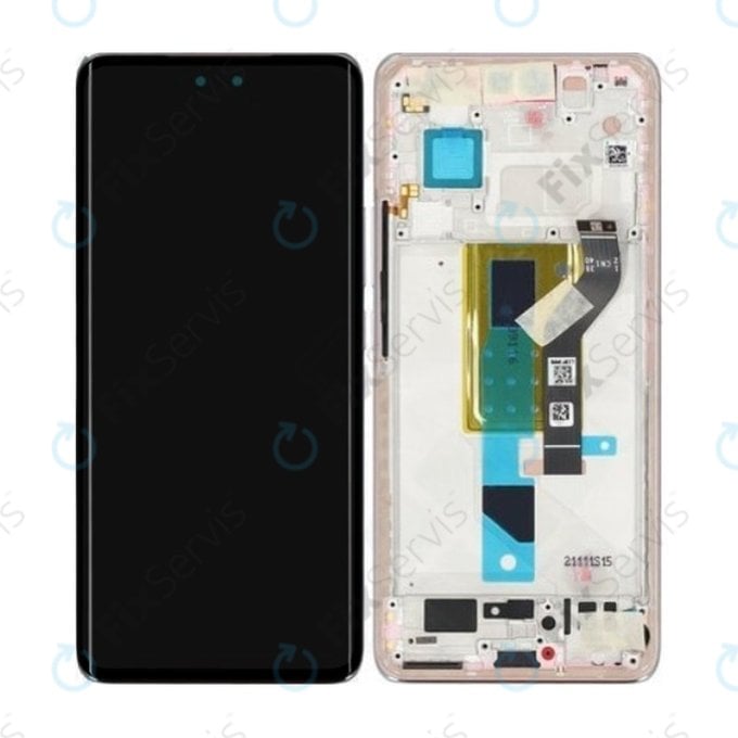 Xiaomi 13 Lite - LCD Displej + Dotykové Sklo + Rám (Lite Pink) - 5600050L9S00 Genuine Service Pack