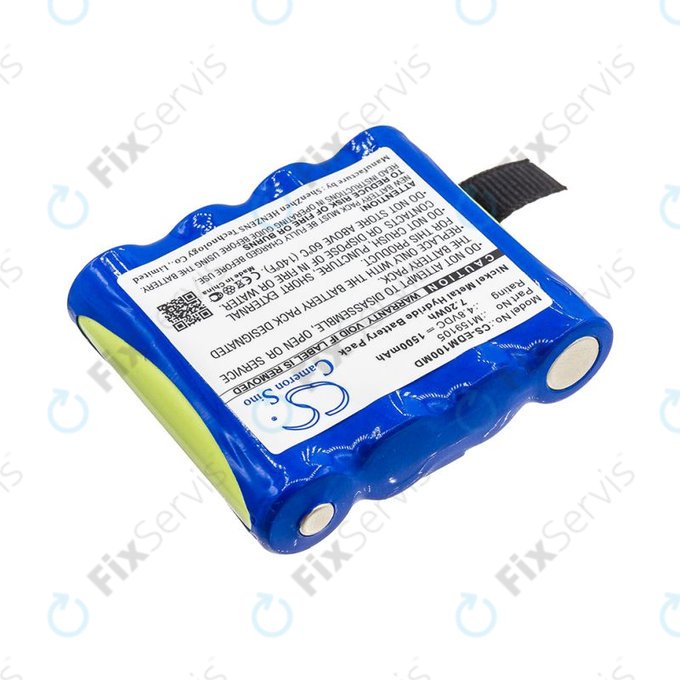 Batéria pre Edan Cs-01, Edan H100, Edan H100b, Edan H100n, 1500mAh, Ni-MH, 4.8V, 4XNR49AA1500P, HQ