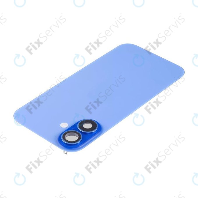 Apple iPhone 16 Plus - Sklo Zadného Housingu + Sklíčko Kamery + Kovový Pliešok + Magsafe Magnet (Ultramarine)