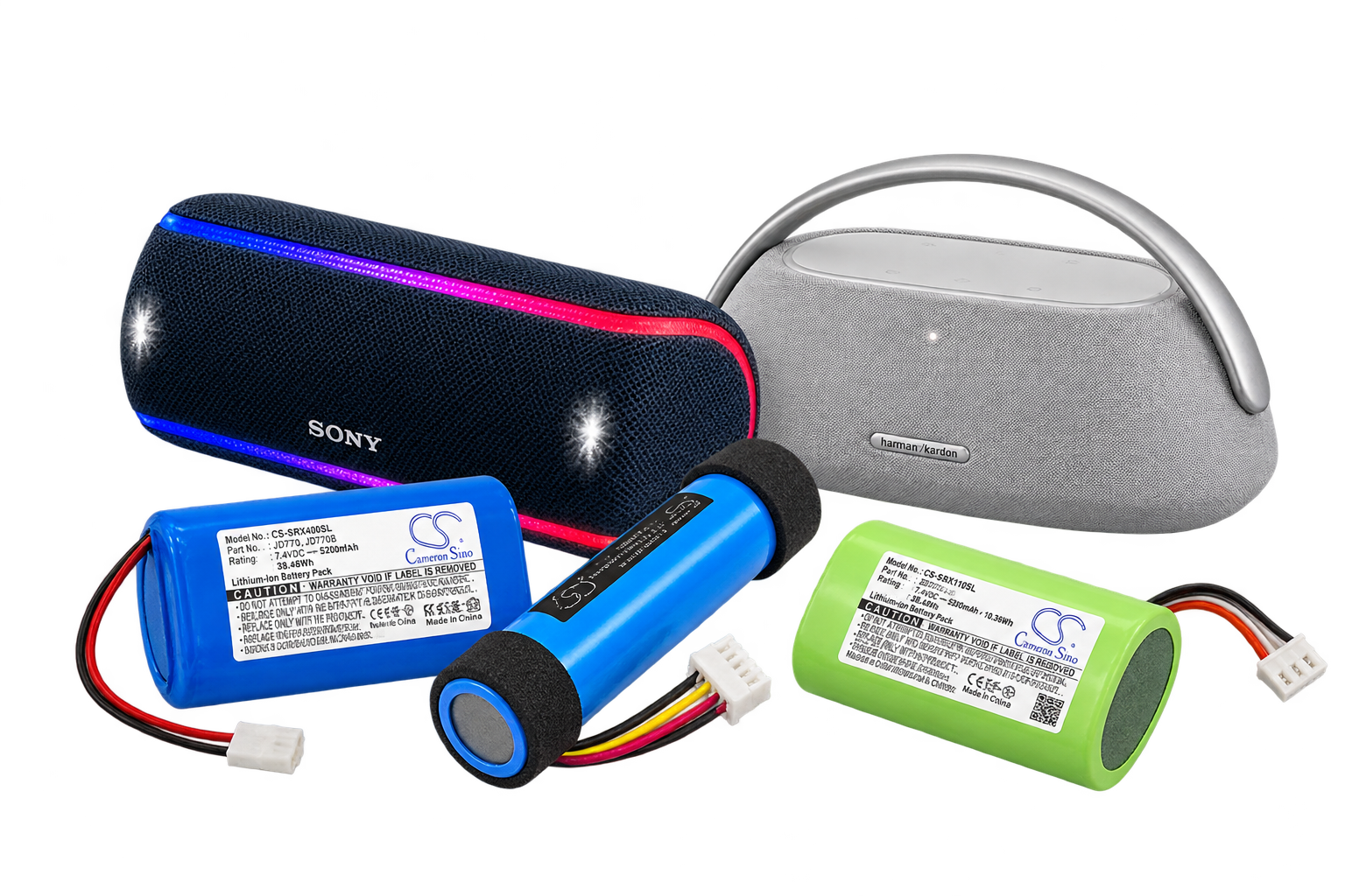 Baterie-Bluetooth-reproduktory