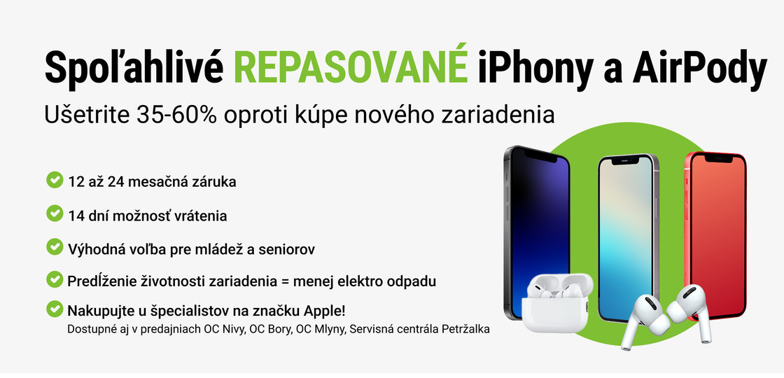 REPASOVANÉ iPhony