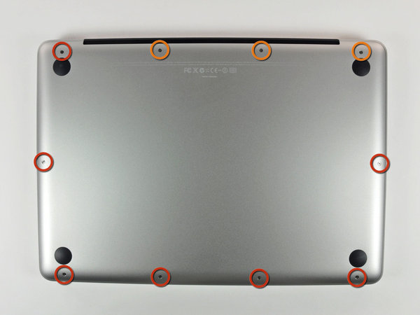 Otvorenie spodného krytu