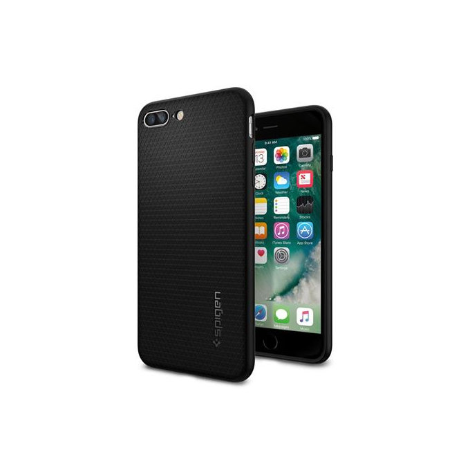 Spigen - Puzdro Liquid Armor pre iPhone 8/7 Plus, čierna