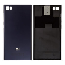Xiaomi Mi3 - Batériový Kryt (Black)