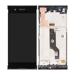 Sony Xperia XA1 G3121 - LCD Displej + Dotykové Sklo + Rám (Black) - 78PA9100020, 78PA9100060, 78PA9100100 Genuine Service Pack