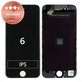 Displej pre iPhone 6, Black, Dotykové sklo s rámom, Refurbished