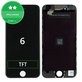 Displej pre iPhone 6, Black, Dotykové sklo s rámom