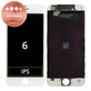 Displej pre iPhone 6, White, Dotykové sklo s rámom, Refurbished