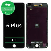 Displej pre iPhone 6 Plus, Black, Dotykové sklo s rámom