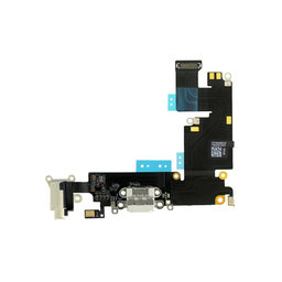 Apple iPhone 6 Plus - Nabíjací Konektor + Jack Konektor + Mikrofón + Flex Kábel (White)